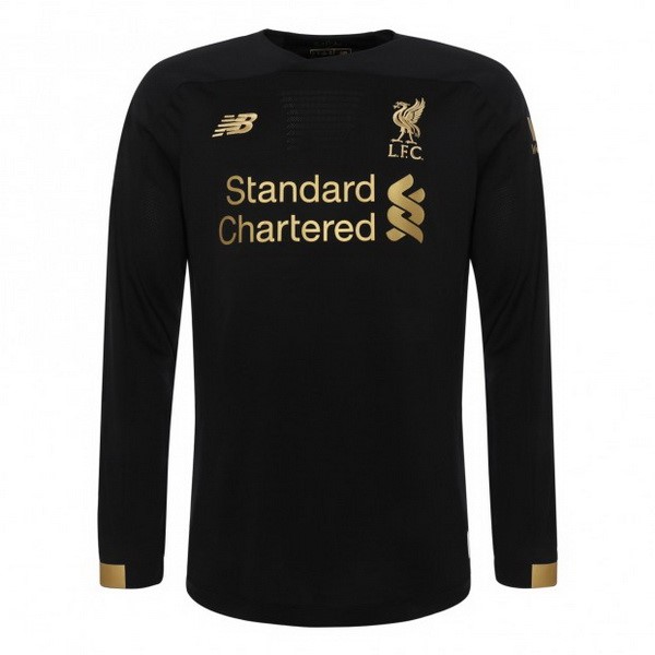 Camiseta Liverpool 1ª ML Portero 2019-2020 Negro